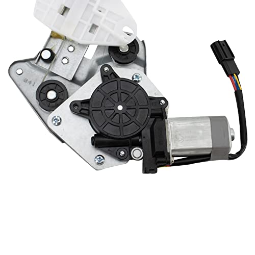 Image of TRQ Front Passenger Side Power Window Motor & Regulator Assembly Compatible with 2013-16 Honda Accord EX EX-L Touring, 2017 Honda Accord Sedan