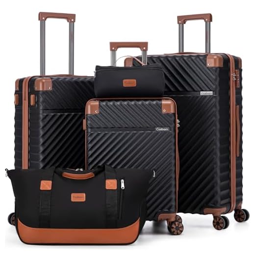 Best luggage for cruise ship travel Cosbarn 5-Piece Luggage Set