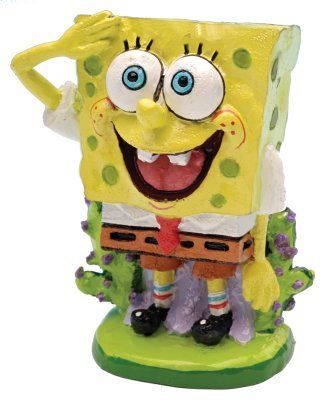 Penn Plax pp04053 Bob Esponja Mini ornamento de resina