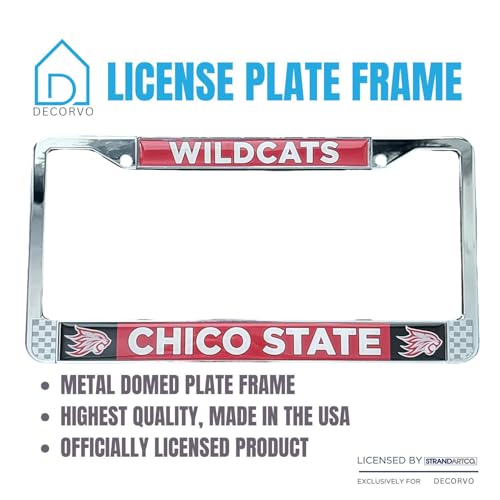 Decorvo California Chico St License Plate Frame - College Car Truck Accessory by Decorvo - Image 4