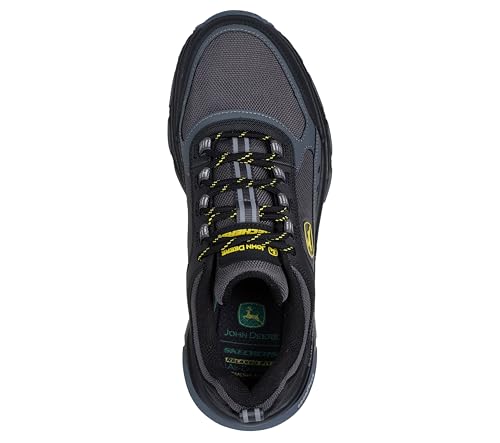 John Deere D'Lux Trekker Soundguard Lace Up Black Charcoal