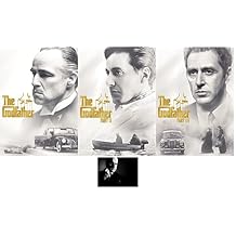 Mario Puzos The Godfather Trilogy 3 DVD Set One Two Three Includes Godfather Glossy Print Art Card