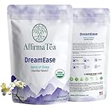 DreamEase Unique Organic Calming Blend | Serene Night's Sleep | Chamomile, Peppermint, and Vanilla Set The Tone for Relaxation, While Scullcap and Catnip Enhance Tranquility. Caffeine-Free.