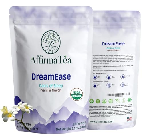 DreamEase Unique Organic Calming Blend | Serene Night's Sleep | C...
