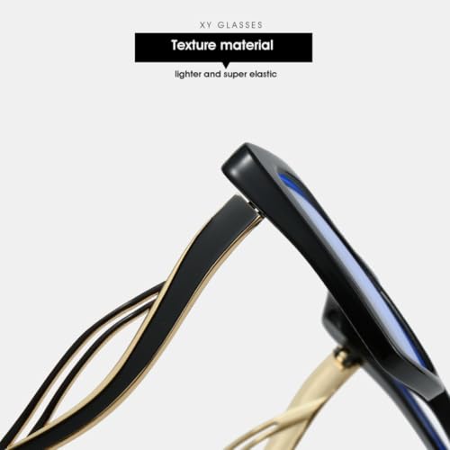Lunettes rétro léopard de soleil et lumière bleue avec branches creuses ciselées