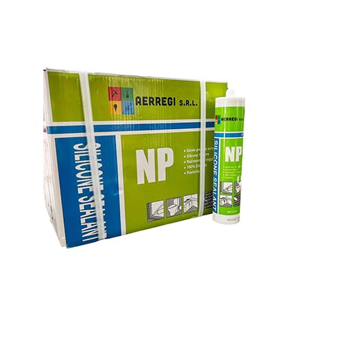 Silicone Acrilico AERREGI Bianco | Per Applicazioni Su Muri | Cartuccia 310 Ml | Set Da 1, 12 O 24 Pezzi - Foto 5