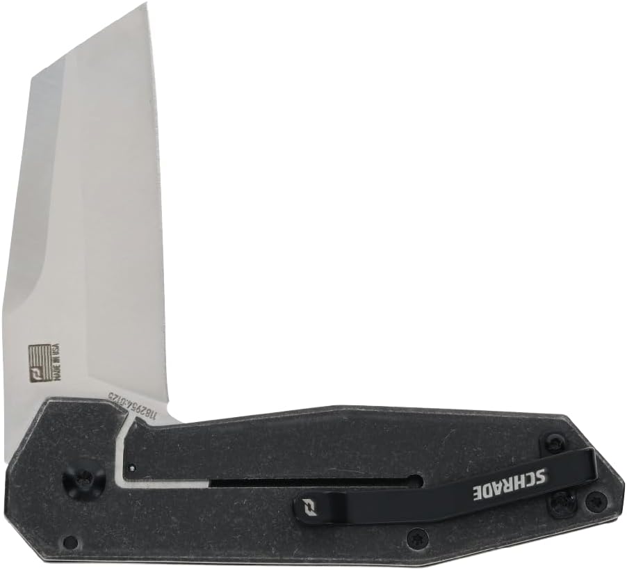 Schrade Slyte Folding Knife with Ultra-Glide Technology, 2.5-3" Blade, Stainless Steel, for Outdoors, Survival, Everyday Carry