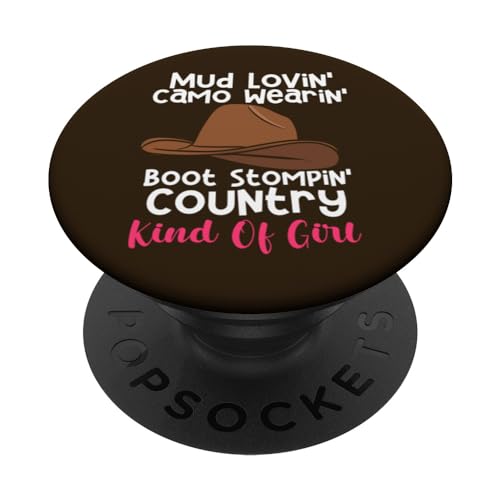 Texas Western Country Kind Of Girl Citation amusante Cowgirls PopSockets PopGrip Adhésif