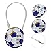 Homoyoyo Football Shaped Wire Cable Lock Compact Lightweight Suitcase and Drawer Security Lock with Combination Code for Gym Locker Toolbox Travel Bag Safety