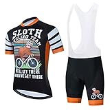 BIKE BEER Sloth Cycling Team Cycling Sets Cycling Clothing Funny Cycling Jersey 4XL