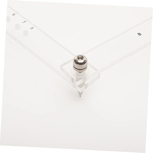 Miniatura 5 de COHEALI 4 piezas para medir el aumento del diseño de zoom de la herramienta del artista, suministros de regla de ángulo plegable, multifuncional,