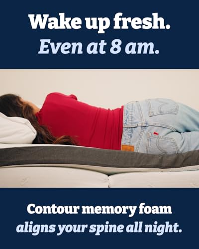 Image of Memory Foam Mattress Topper & Cooling Cover - Dorm Room Essentials - 3 Inch | Plush, Thick & Comfy, Pain & Pressure Relief, Twin XL Size Mattress Pad w / Straps & Removable Washable Cover, Oeko-Tex