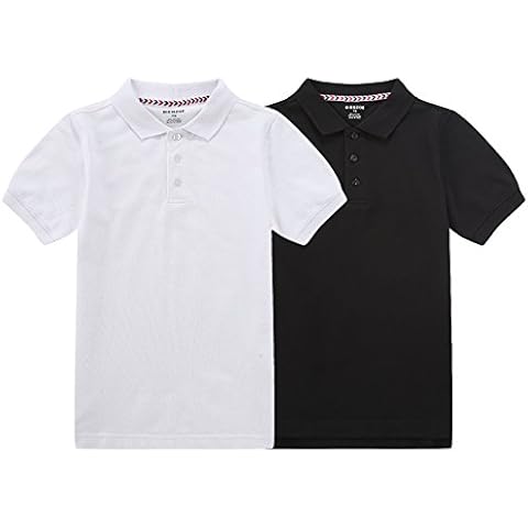 Bienzoe Boys Short Sleeve Polo Cover
