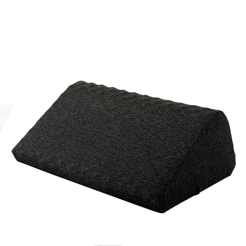 ERRULAN Bed Wedge Pillow with Machine-Washable Cover, Sleep Apnea Pillow for Sleeping & Reading & Working, Back Pillow for Hospital Room, Home Care(Gray)
