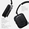 Auriculares Nothing Headphone (1) con cancelación activa de ruido híbrida, inalámbricos over-ear con 6 micrófonos, 80 horas de reproducción, audio de alta resolución, ajustados por KEF, sonido espacial, ajuste cómodo y carga rápida, color negro 6
