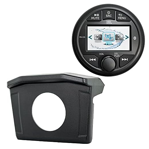 Stinger SPXRNGDASH 13-18 Polaris Ranger Radio Mounting Kit and JBL PRV-275 Waterproof Radio