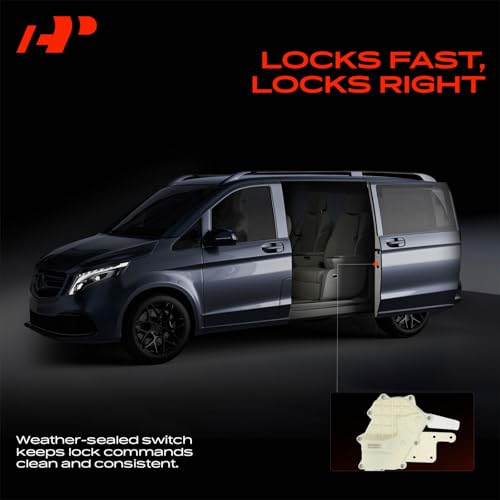 Image of A-Premium Left Driver Side Power Sliding Door Lock Actuator Compatible with 2001-2004 Honda Odyssey EX Mini Passenger Van, Sliding Door Release Motor for 8D1403, 72663-S0X-A11, 72663S0XA11