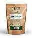 Produktbild Natures Root Biologisches Erbsenprotein 1kg (ohne künstliche Geschmackszusätze) - Unterstützt Rankes Muskelwachstum | Gesundes, Pflanzenbasiertes, Veganes Protein | GMO Frei