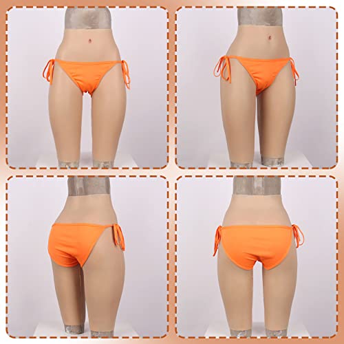 Calças de silicone realistas maricas falsa boxer shorts masculinos controle quadris modelador realça