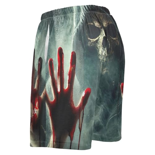 Sea Otters Cute Pajama Mens Shorts Athletic Sweat Lounge Shorts Pj Sleepwear Drawstring S3