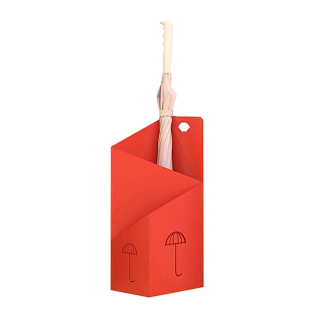 Porte-parapluies anti-humidité en fer forgé avec bac récupérateur d'eau