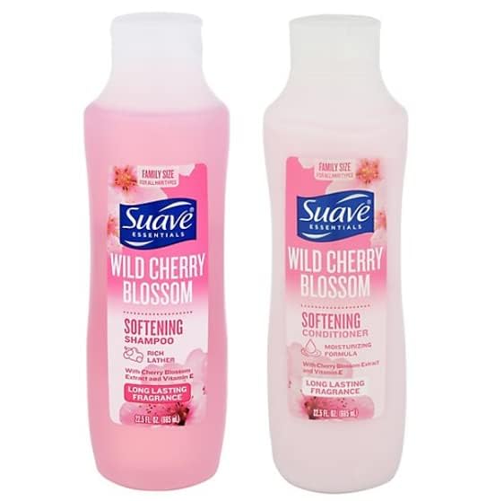 Suave Essentials, Shampoo and Conditioner Bundle, Wild