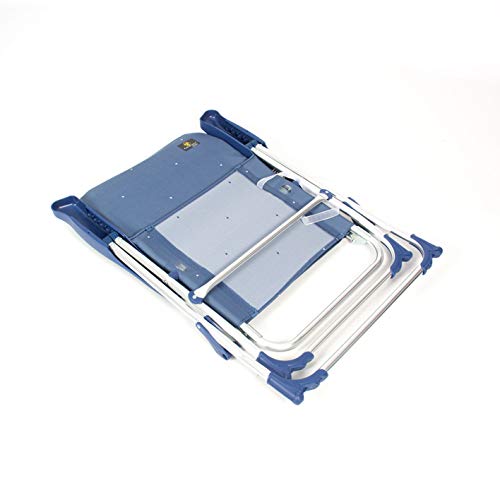 CREVICOSTA QUALITY MARK MARCAS DE CALIDAD - Design 2163-2 - Silla de Playa Plegable, reclinable y con 8 Posiciones (Nocturno)