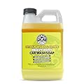 Chemical Guys CWS_301_64 Citrus Wash & Gloss Foaming Car Wash Soap (Works with Foam Cannons, Foam Guns or Bucket Washes) For Cars, Trucks, Motorcycles, RVs & More, 64 fl oz (Half Gallon) Citrus Scent