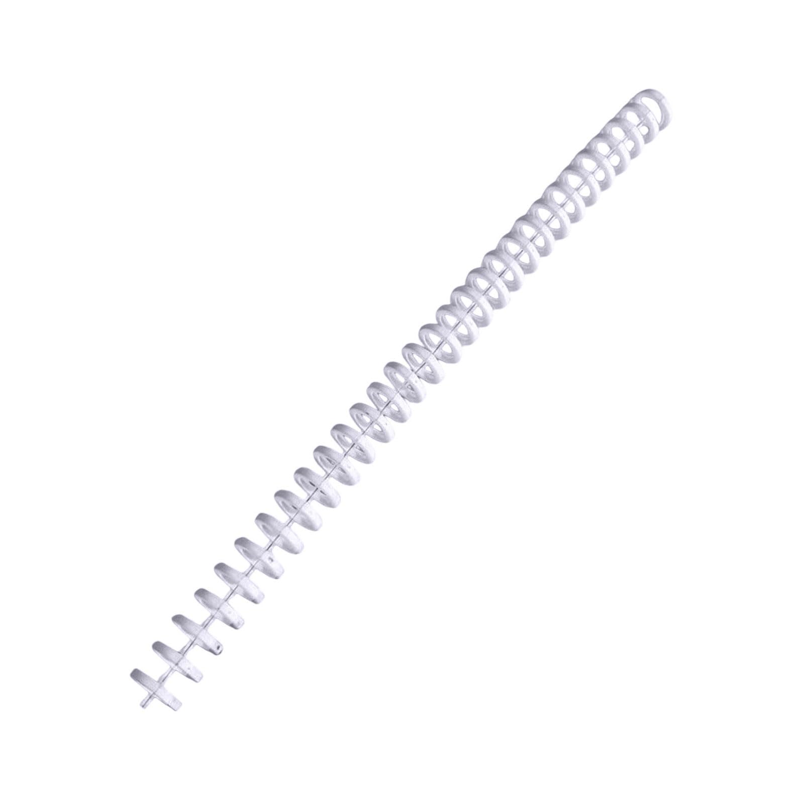 SHYYOULQE 30 Rings Binder Spine PVC Binding Comb 30 Hole 12mm Binding Coils for Refillable Notebook Binder Journal Planner Multi Hole
