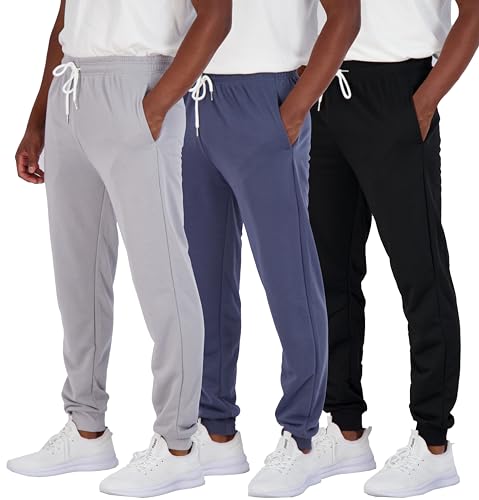 Real Essentials Men’s Quick Dry Fit Jumper Hoody Moisture Wicking Long Sleeve Active Athletic Hoodie Performance Hooded T Shirt Workout Running Fitness Gym Sports Casual Sweatshirt Rugby -Set 7, M