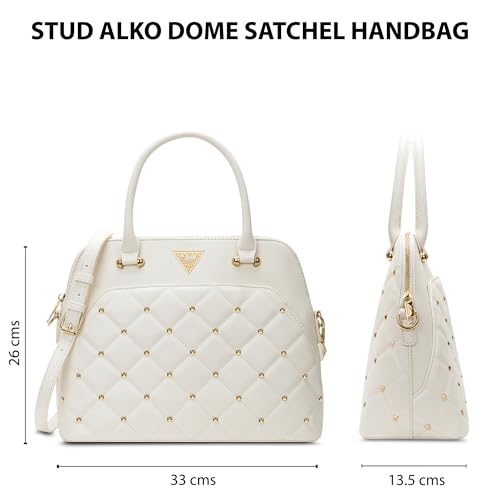 Image of Lavie Signature Women's Stud Elko Satchel Handbag | Satchel Bag for Work | Ladies purse | Stylish Shoulder Bag | Gift For Women