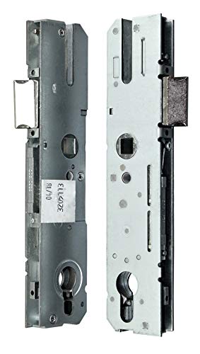 KFV Reparatur Schlosskasten Hauptschloss AS 8250 ohne Riegel Dornmaß: 30mm (27mm) / Entfernung 92mm, SN-TEC® Montagematerial zum Schrauben und Nieten & Montageanleitung