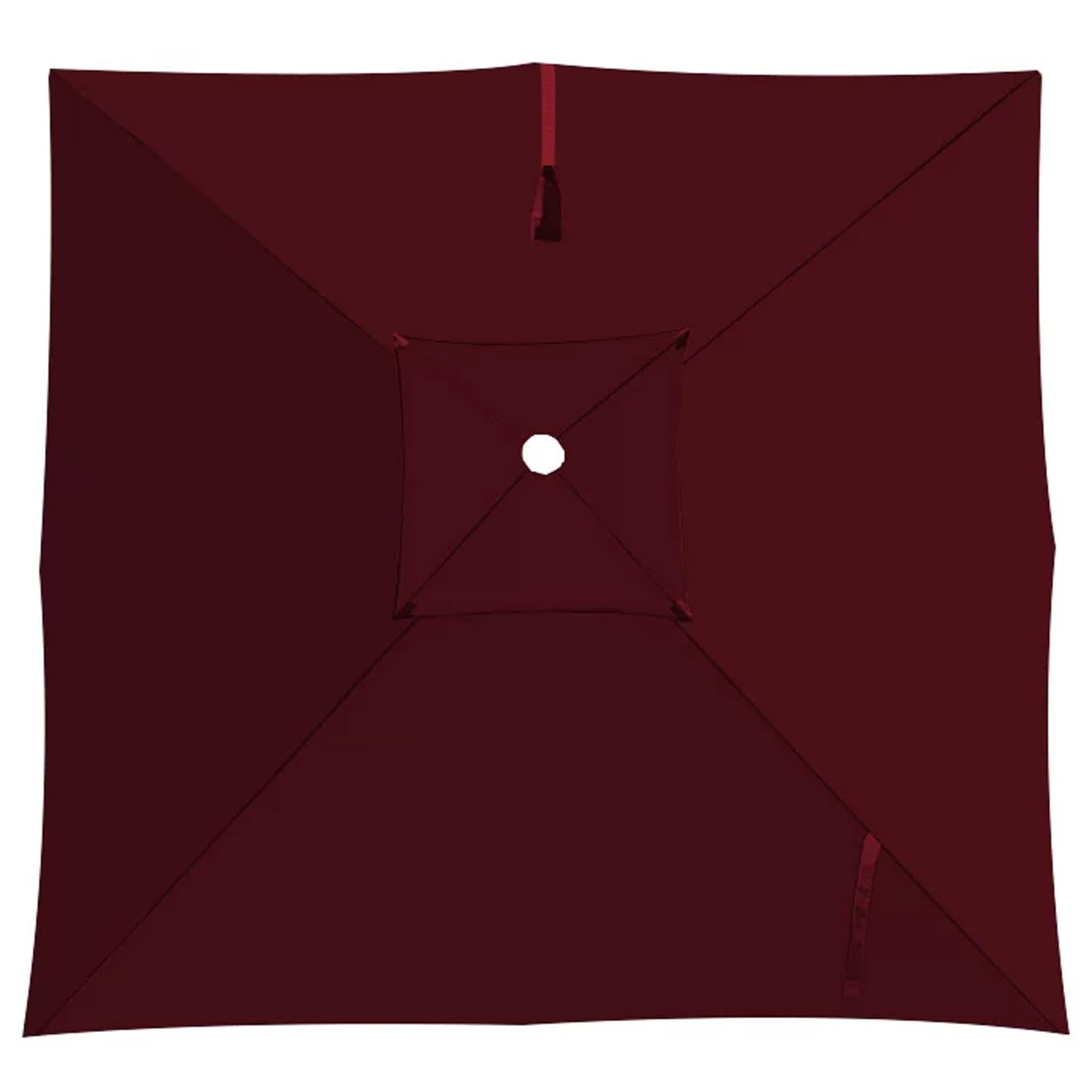Telo di Ricambio per Ombrellone da Giardino 8 Stecche, Doppio Telo UVs30+ | Copertura a Sbalzo Poliestere 220gsm, Impermeabile, per Ombrellone da Giardino e Piscina(Light Khakiii,250x250cm)