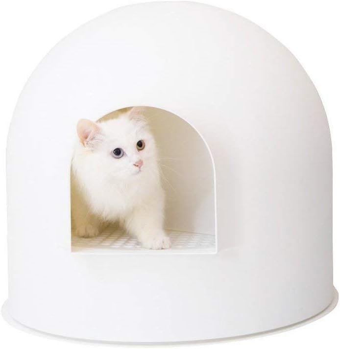 pidan Igloo Design White Cat Litter Tray