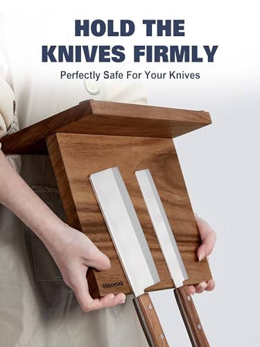 image for BRONYPRO Magnetic Knife Block-2 Sided Magnetic Knife Stand,12x10 Inch 