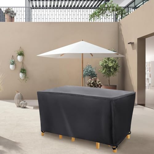 Funda impermeable para muebles de jardín resistente a rayos UV y viento