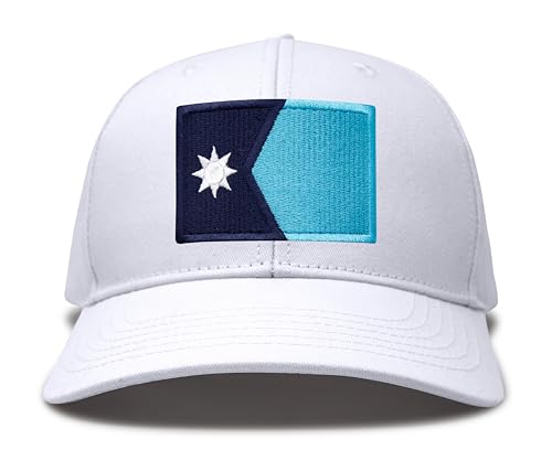 Image of International Tie State Hat for Men and Women, Adjustable Snapback Trucker Baseball Cap with Embroidered Patch