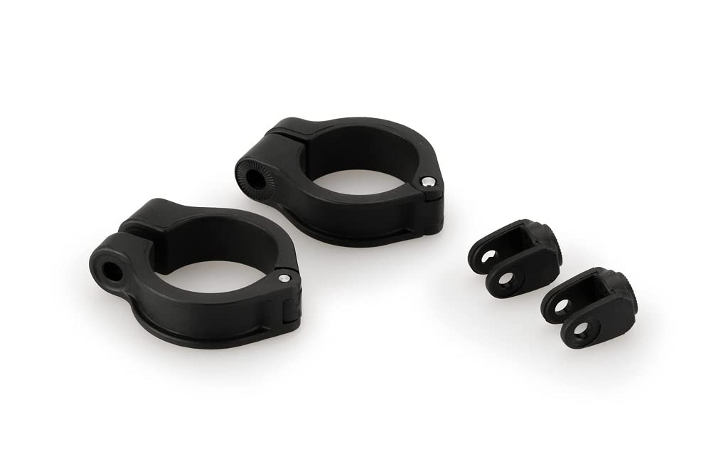 Puig Black 20756N - R19 Frame Slider Adapters For Auxiliary Lights For Ktm 125 Duke 2017-2025