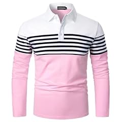 Long Sleeve White+ Pink