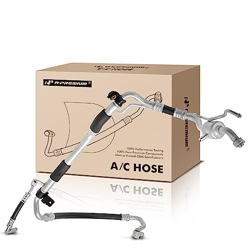 A-Premium A/C Suction Line Hose & Liquid Line Hose Assembly Compatible with Hyundai Elantra 2014-2015, Elantra Coupe 2014, Elantra GT 2013-2015 & Kia Forte 2014-2016, Forte Koup 2014-2017, Forte5