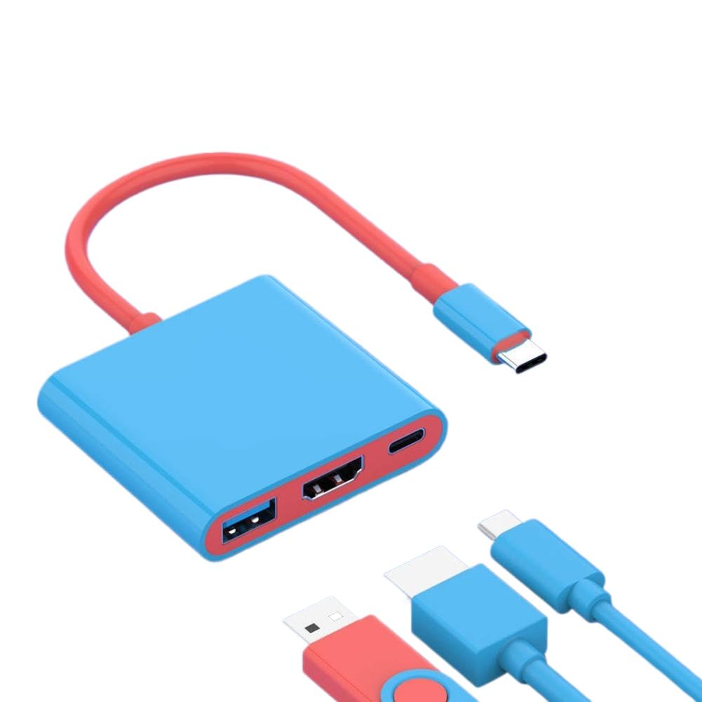 4K Docking Station Compatible with Switch Type C Hub with HD