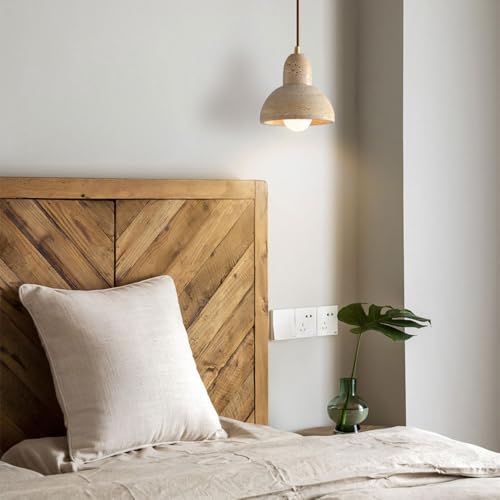 Lustre en marbre véritable style nordique avec douille vis E27 - 5