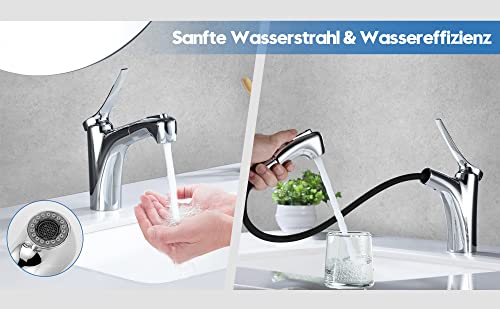 Decaura-Grifo-Extensible-Lavabo-Bano-Grifo-Fregadero-con-Ducha-Extraible-en-2-Modos-de-ChorroGrifo-Lavabo-Flexible-Monomando-Cromado