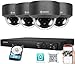 Produktbild Anpviz 8CH Überwachungskamera Set, 4K NVR 5MP PoE Kamera Set mit 2TB HDD, 4X 5MP Überwachungskamera IP PoE Kamera System, 24/7 Aufnahme Innen Outdoor, IR Nachtsicht, IP66, Bewegungserkennung(H Series)