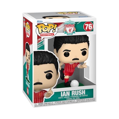 Funko Pop! Football: Liverpool FC - Ian Rush - Figura in Vinile da Collezione - Idea Regalo - Merchandising Ufficiale - Giocattoli per Bambini e Adulti - Sports Fans