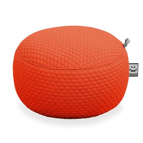 HAPPERS Puff Redondo reposapies Naranja