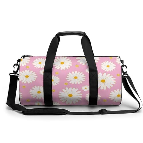 Sac de gym fitness multi-usage 45x23x23cm motif fleuri