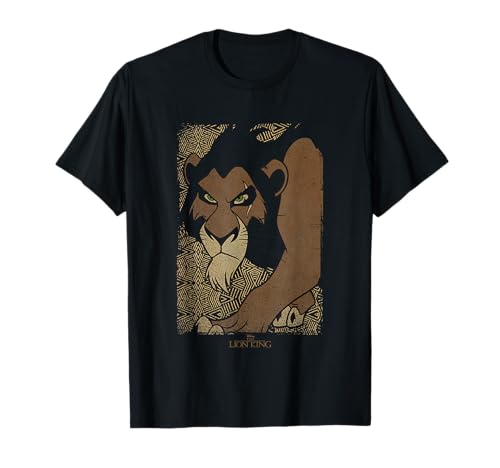 Disney The Lion King Scar Tribal Prowl Distressed T-Shirt
