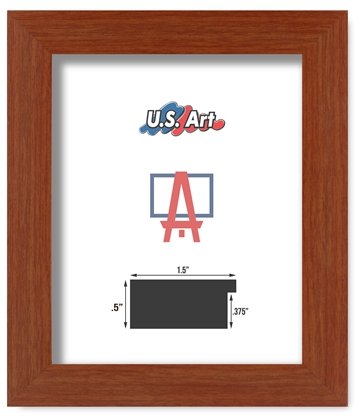 Us Art 14X16 Sequoia 1.5 Inch Flat Smooth Finish, Mdf Wood Composite Picture Photo Poster Frame #TOP6