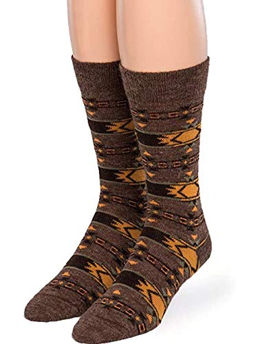 WARRIOR ALPACA SOCKSWARRIOR ALPACA SOCKS - Alpaca Wool Dress Socks, Designer Series - Desert Design